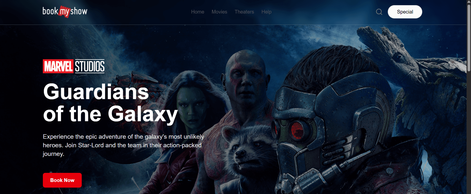 Movies Booking Website - Preview